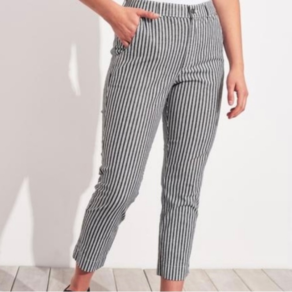 Hollister ultra high rise striped pants